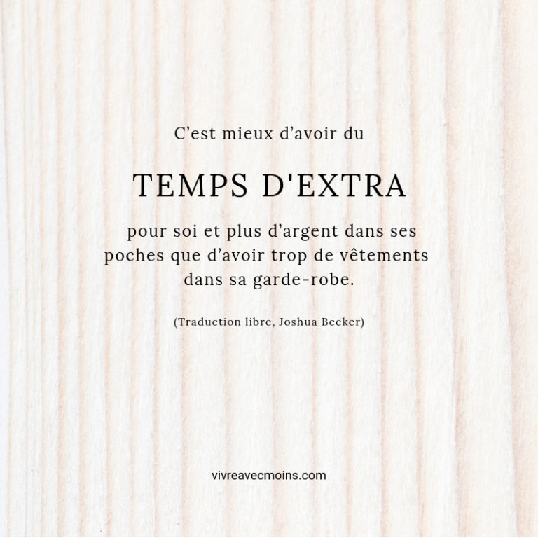 Mes citations minimalistes préférées Vivre Avec Moins