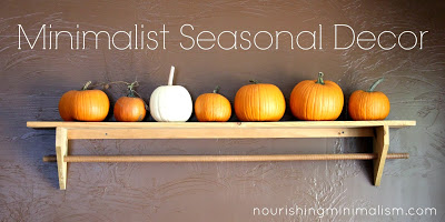 Minimalist seasonal decor