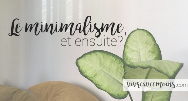 qu'est-ce qu'il y a après le minimalisme